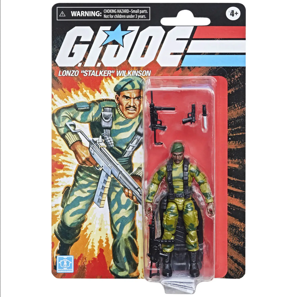 G.I. Joe Retro Collection 3,75 inch Lonzo “Stalker” Wilkinson Action Figure (damaged card)