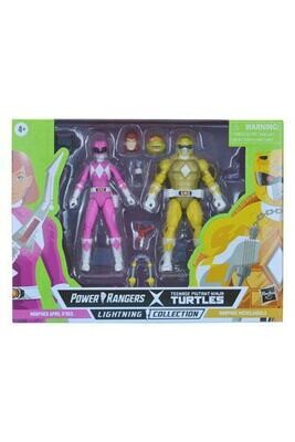 Pre-order: Power Rangers Teenage Mutant Ninja Turtles Light. Coll. Morphed Michelangelo & Morphed April O'Nei