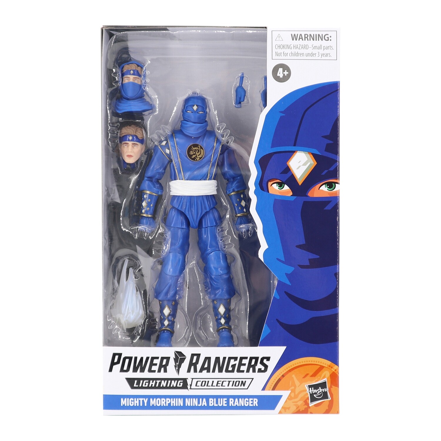 Power Rangers Lightning Collection 6-Inch Action Figure - Monsters Mighty Morphin Ninja Blue Ranger [damaged box]