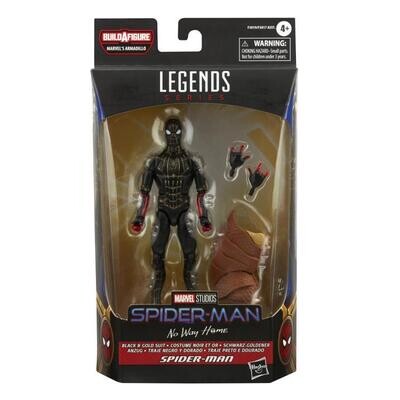Marvel Legends Spider-Man: No Way Home Black & Gold Suit Spider-Man