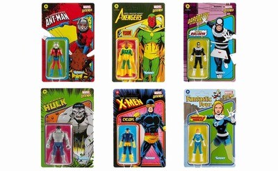 Marvel 3,75 inch retro collection wave 3: Set of 6 [64,99]