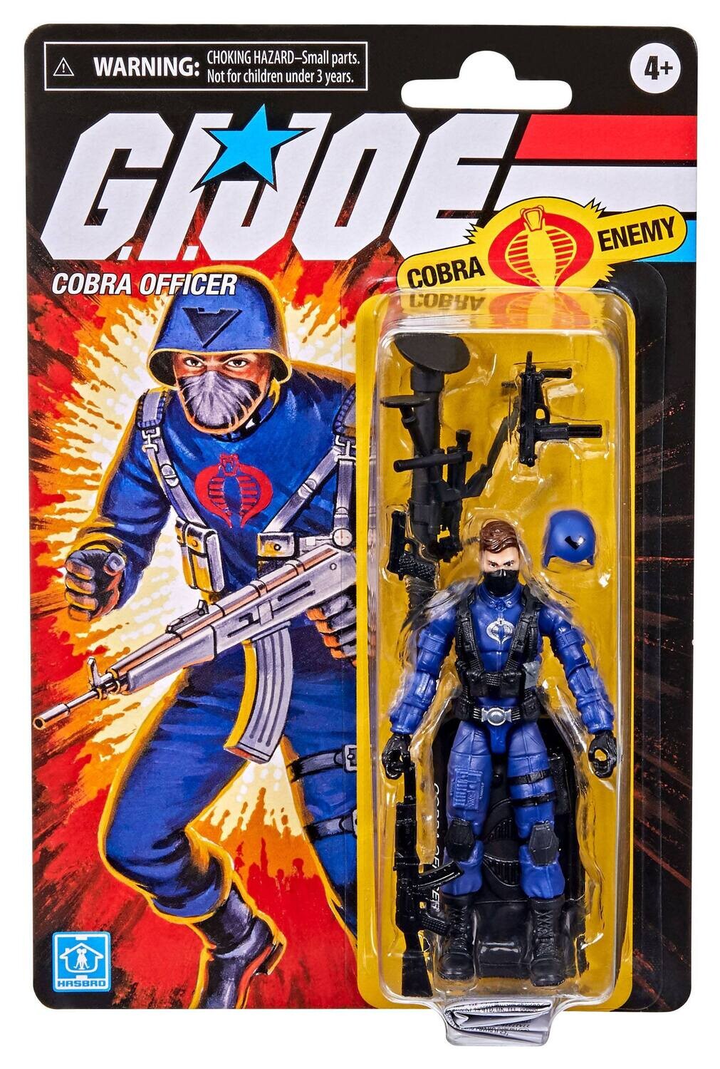 G.I. Joe Retro Collection 3,75 inch Cobra Officer Action Figure (non mint card)