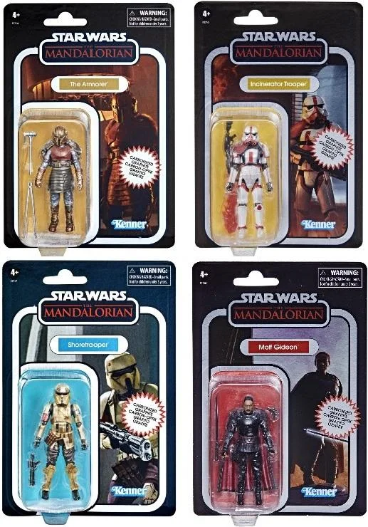 PRE-ORDER Star Wars The Vintage Collection Exclusive Mandalorian  Wave 2 - Set of 4