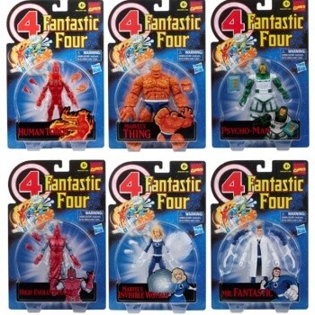 Marvel Legends Fantastic 4 Retro Set of 6
