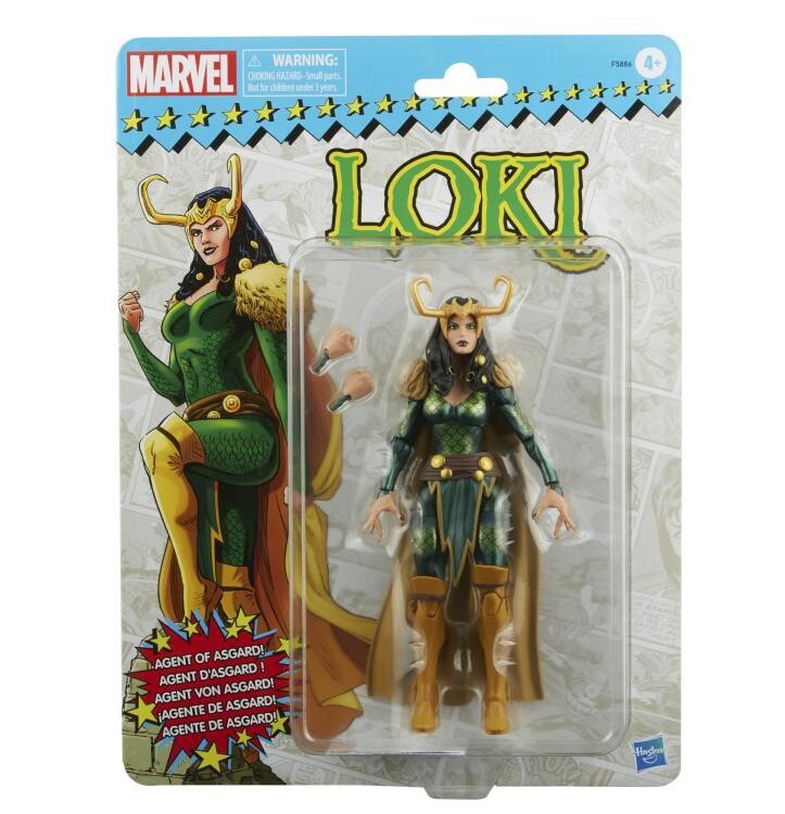 F5886 Marvel Legends Retro Collection 6 inch "Loki" Agent of Asgard