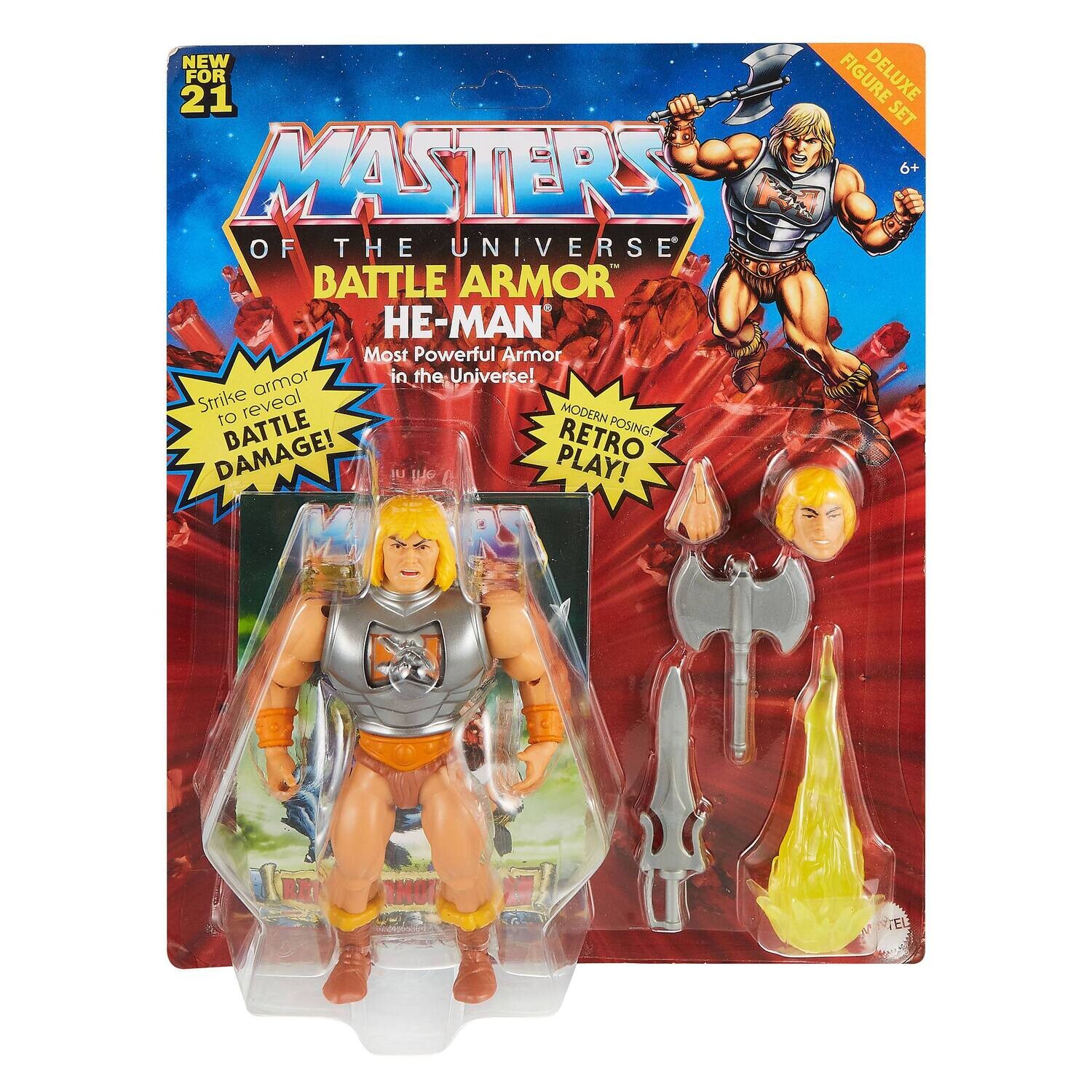 Masters of the Universe Origins  - He-Man deluxe battle armor