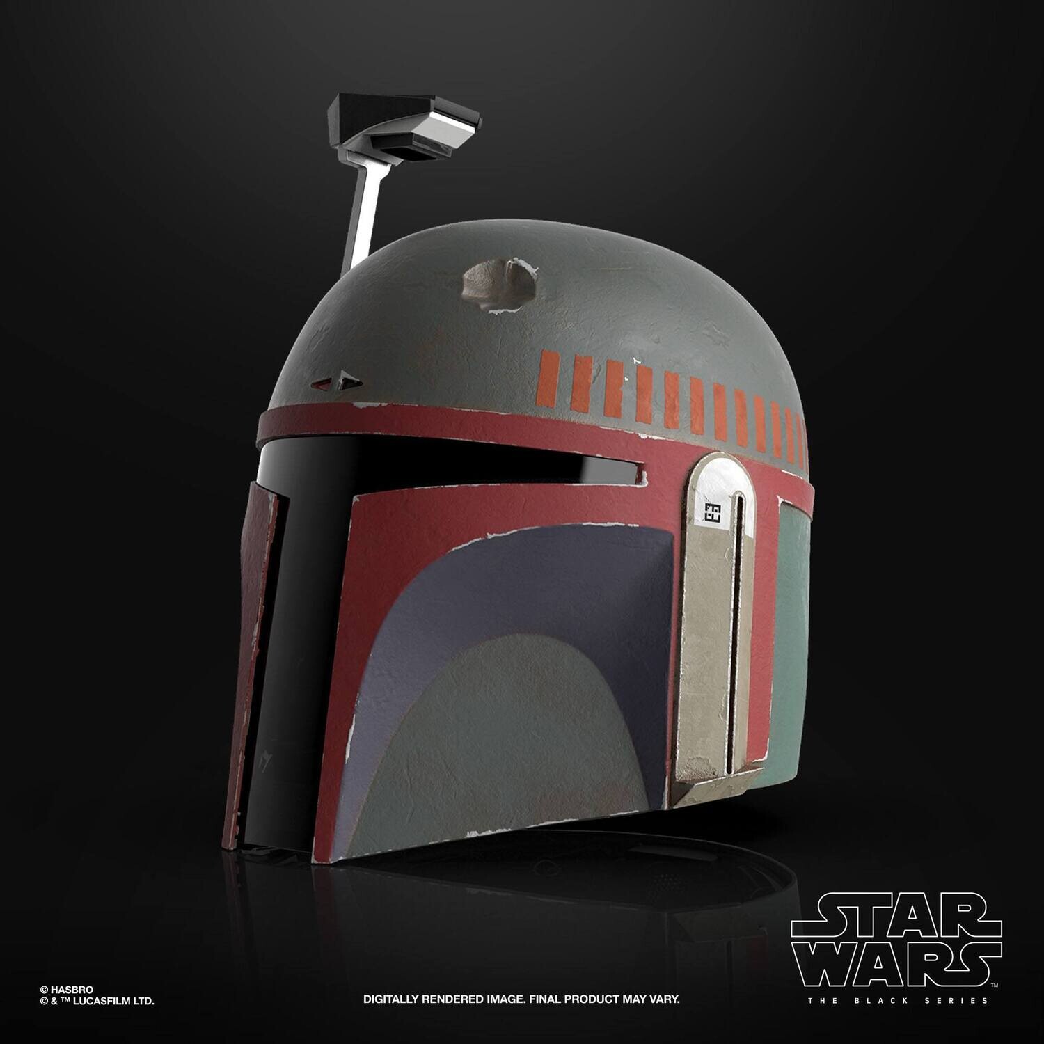 Star Wars The Mandalorian Black Series Electronic Helmet Boba Fett (Re-Armored) [restocking end december]