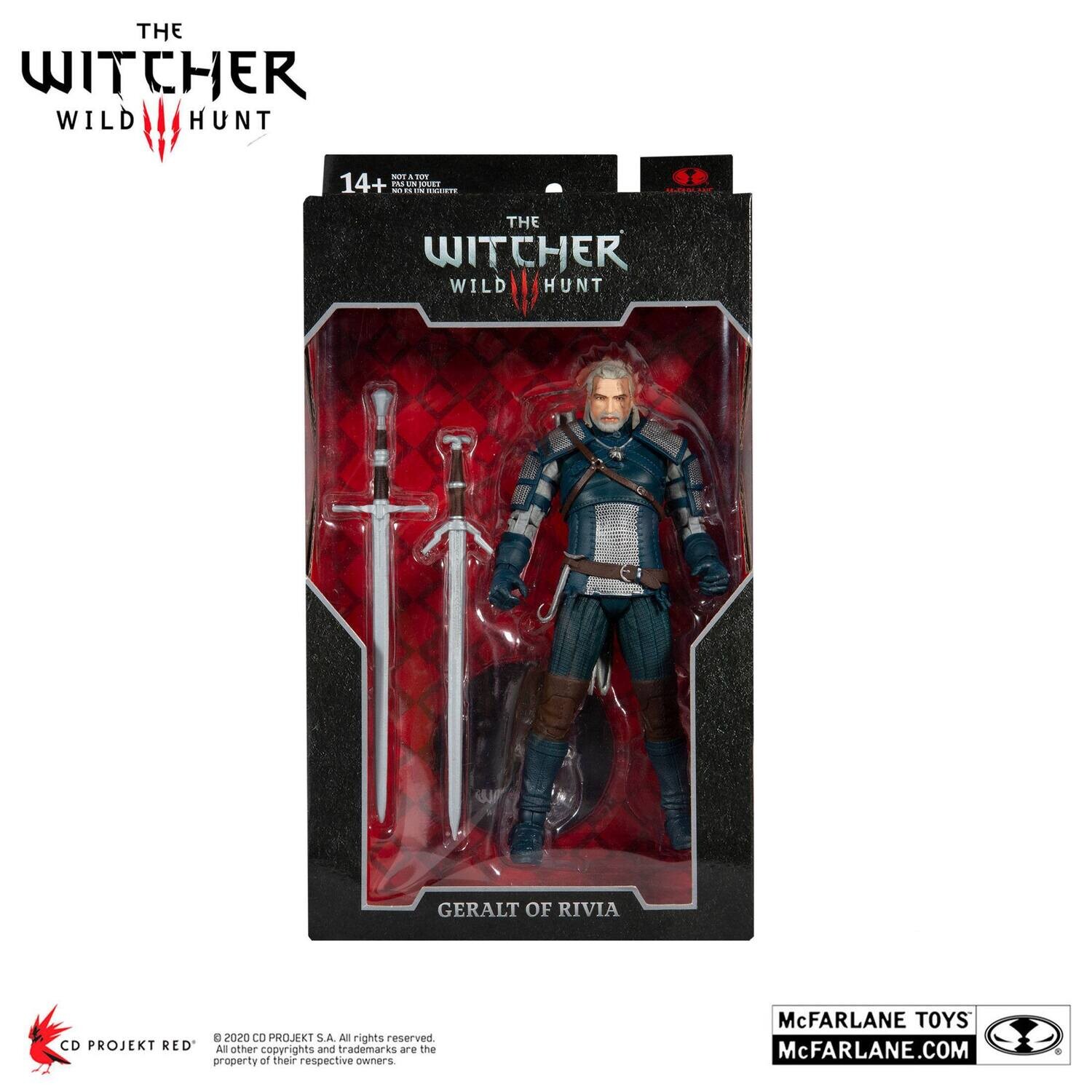 Pre-order The Witcher Action Figure Geralt of Rivia (Viper Armor: Teal Dye) 18 cm [arrives in 2 weeks]