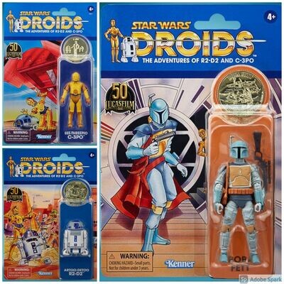 Star Wars The Vintage Collection Droids set of 3 Bob, C-3PO, R2-D2 [19,99] max 2 sets per client