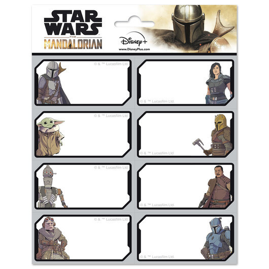 Star Wars Mandalorian Stickers [set of 16]
