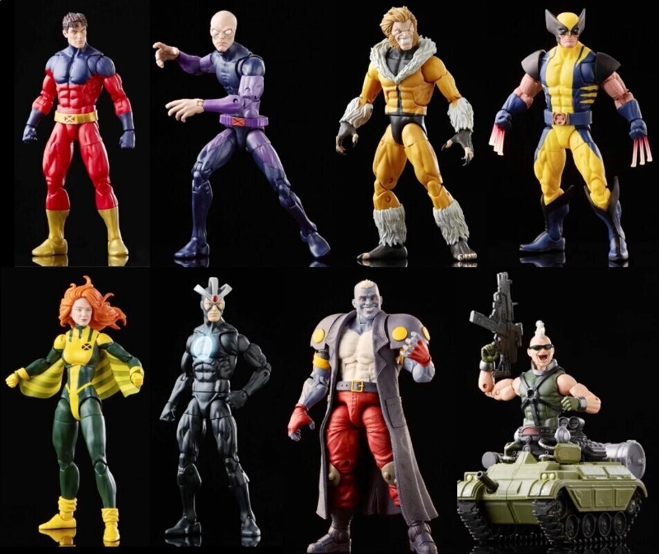 Marvel Legends X-Men Series (Bonebreaker BAF) Set of 7