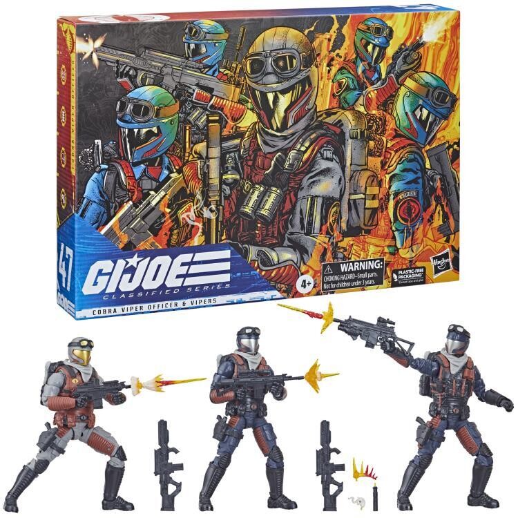 Pre-order: G.I. Joe Classified Series Cobra Viper Officer & Vipers Troop Builder Pack