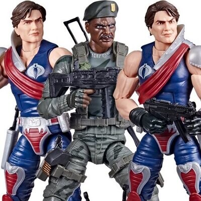 Pre-order: G.I. Joe Classified Series set of 3 stalker, thomas & xamot paoli [76,99]