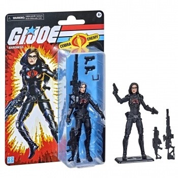 G.I. Joe Classified Series Baroness Action Figure (NON MINT CARD)