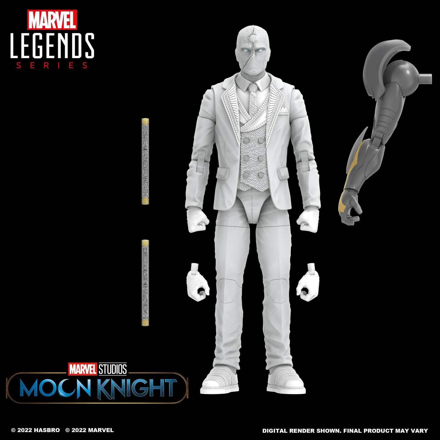 Pre-order: Moon Knight Marvel Legends Series Action Figure 2022 Infinity Ultron BAF: Mr. Knight 15 cm