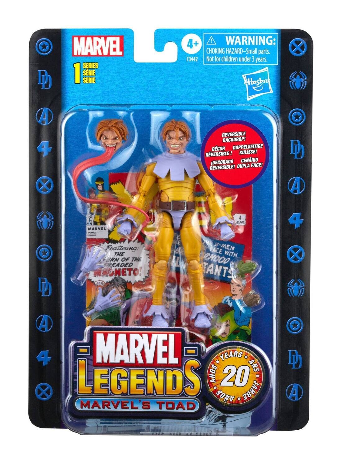 Pre-order:Marvel Legends 20th Anniversary Series 1 Action Figure 2022 Marvel's Toad 15 cm