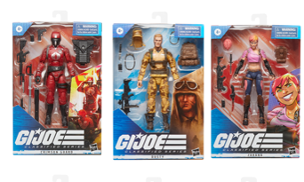 Pre-order: G.I. Joe Classified Series set of 3: Crimson Guard, Zarana & Dusty