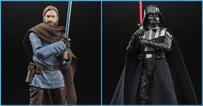 Pre-order: Star Wars Black Series Darth Vader + Obi Wan set of 2 (57.99)