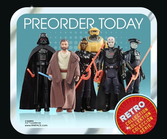 Pre-order: Star Wars Retro Collection Wave 3 sealed case of 8