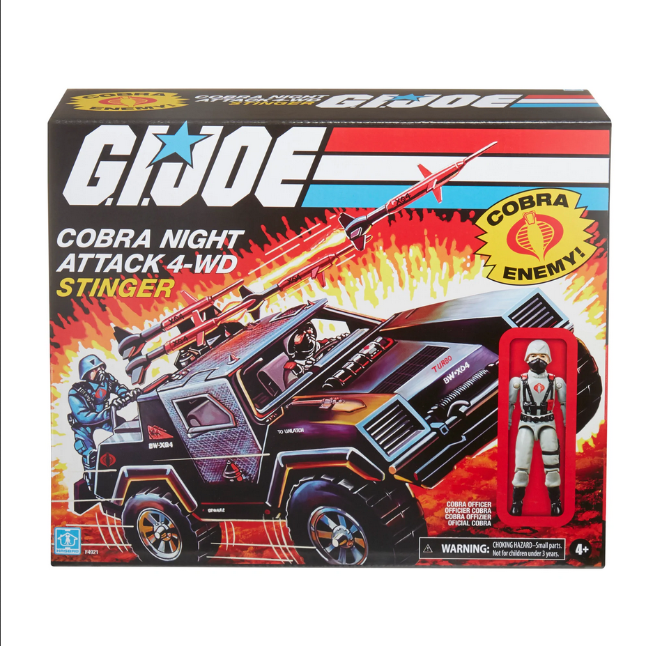 Pre-order: G.I. Joe Retro Collection Cobra Stinger with Cobra Officer IMPORT