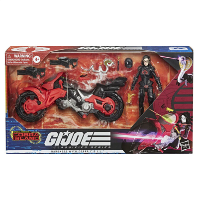 G.I. Joe Classified Series Baroness with C.O.I.L. Figure and Vehicle (box with edgewear)