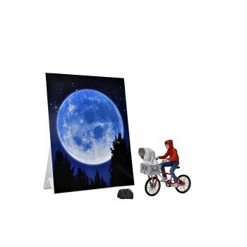 ​Pre-order:  E.T. (40th Anniversary) – 7” Scale Action Figure – Elliott & E.T. on Bicycle