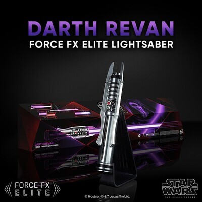 Pre-order Star Wars The Black Series Darth Revan Force FX Elite Electronic Lightsaber