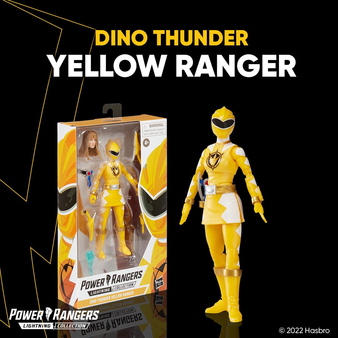 PREORDER: Power Rangers Lightning Collection Dino Thunder Yellow Ranger Figure