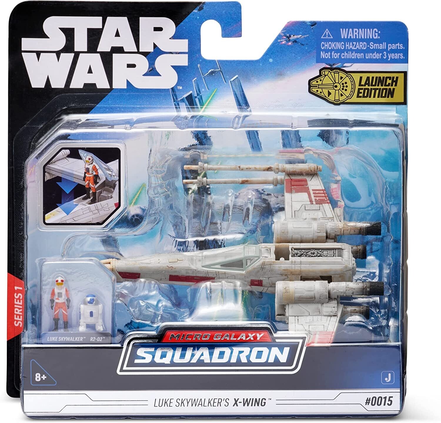 Pre-order:Star Wars Micro Galaxy Squadron Vehicle with Luke Skywalker`s X-Wing 12 cm