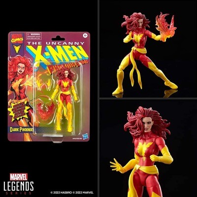 PRE-ORDER  X-Men Marvel Legends Retro 6-Inch Action Figures Wave 1 - Dark Phoenix