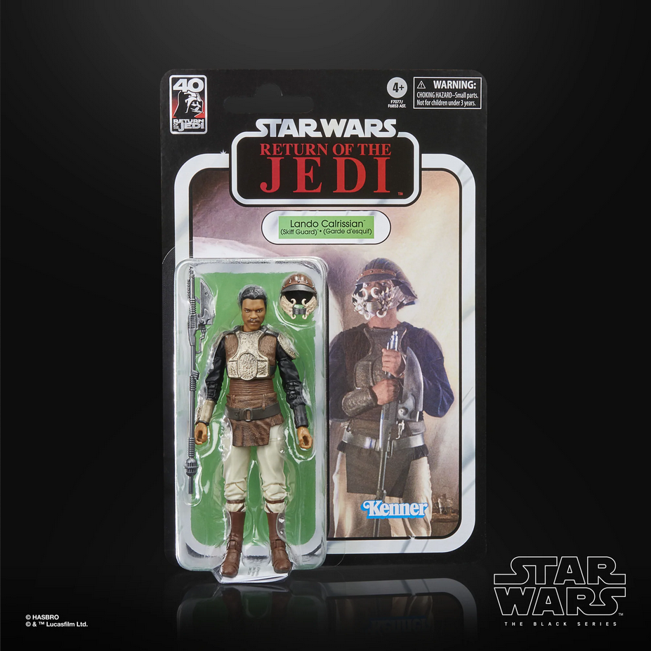 Pre-order: Star Wars Episode VI 40th Anniversary Black Series Action Figure Lando Skiff Guard Disguise 15 cm