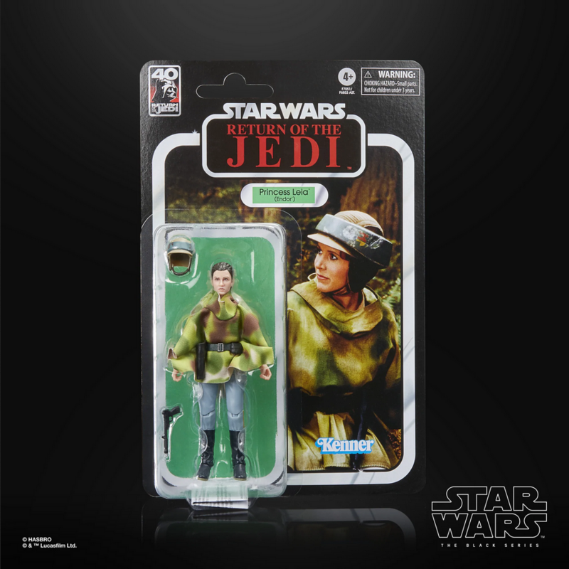 Pre-order: Star Wars Episode VI 40th Anniversary Black Series Action Figure Leia  (Endor) 15 cm