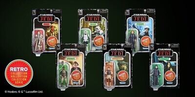 Star Wars Retro Collection ROTJ Wave 1 - set of 6