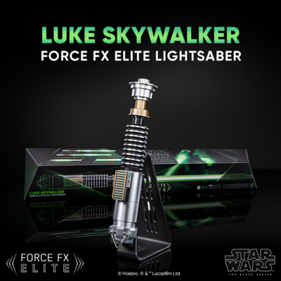 Pre-order Star Wars The Black Series Luke Skywalker Force FX Elite Electronic Lightsaber