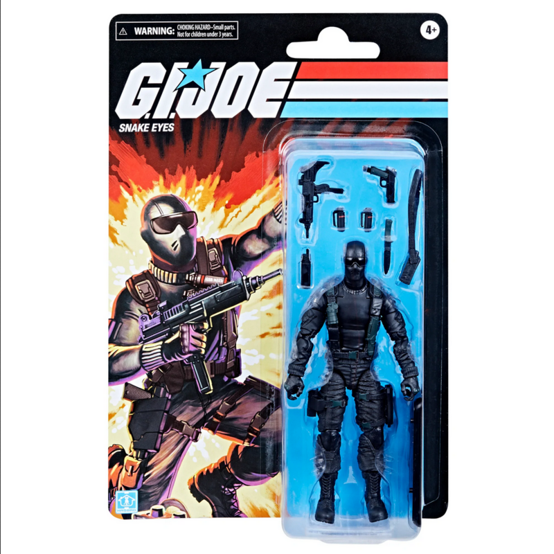 G.I. Joe Classified Series Snake Eyes Origins – 15 Cm Actionfigur – Extrem Beweglich Mit Film-Accessoires Und Premium Verpackung – Ab 4 Jahren