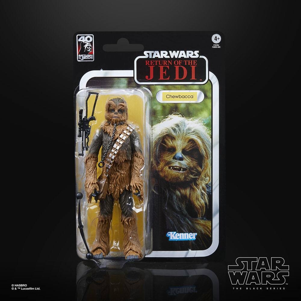 PRE-ORDER  Star Wars Episode VI 40th Anniversary Black Series Action Figure Chewbacca 15 cm