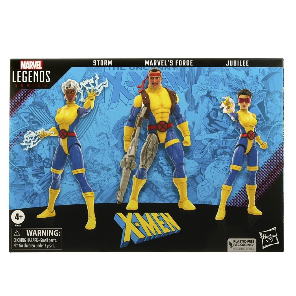 Hasbro Marvel Legends Series: Marvel’s Forge, Storm, &amp; Jubilee Figures