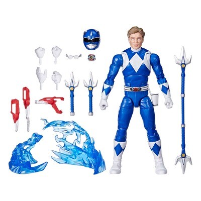 PREORDER: Power Rangers Ligtning Collection Action Figure Mighty Morphin Blue Ranger 15 cm