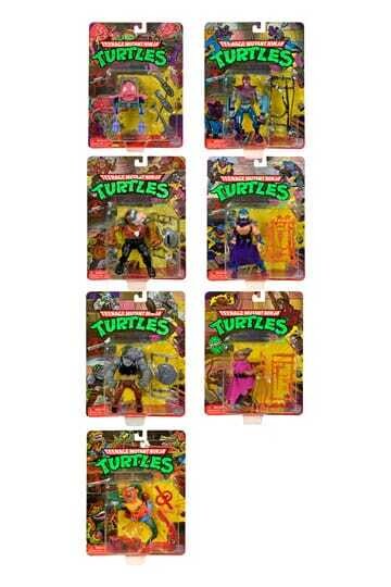 ​Pre-order: Teenage Mutant Ninja Turtles Action Figures Classic Turtle 10 cm Assortment (12) set of 7