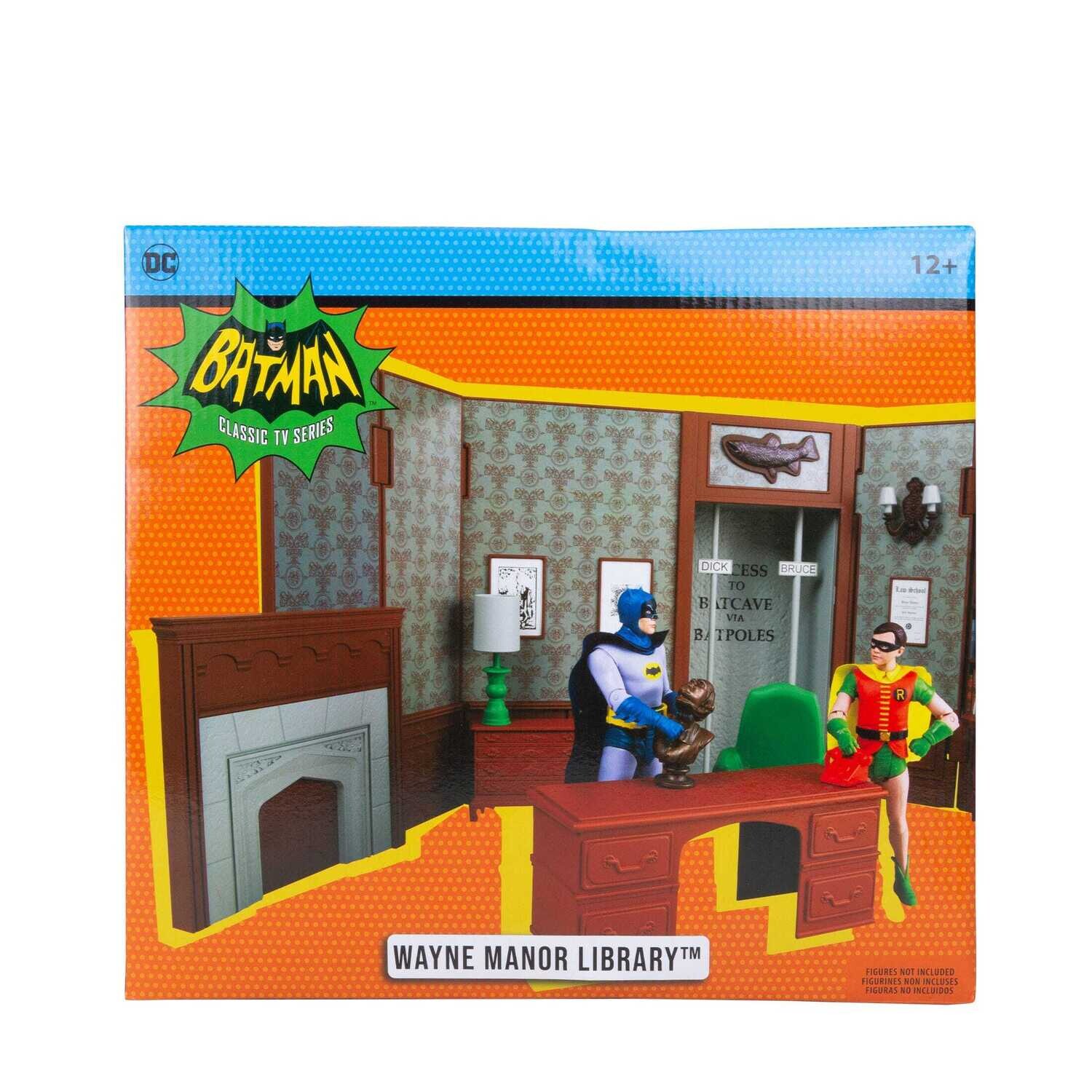 Pre-order: DC Retro Action Figure Batman 66 Wayne Manor Library