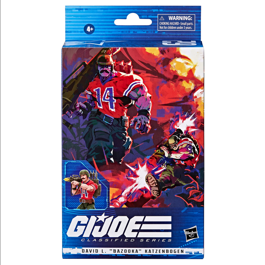 Pre-order G.I. Joe Classified Series David L. "Bazooka" Katzenbogen Action Figure