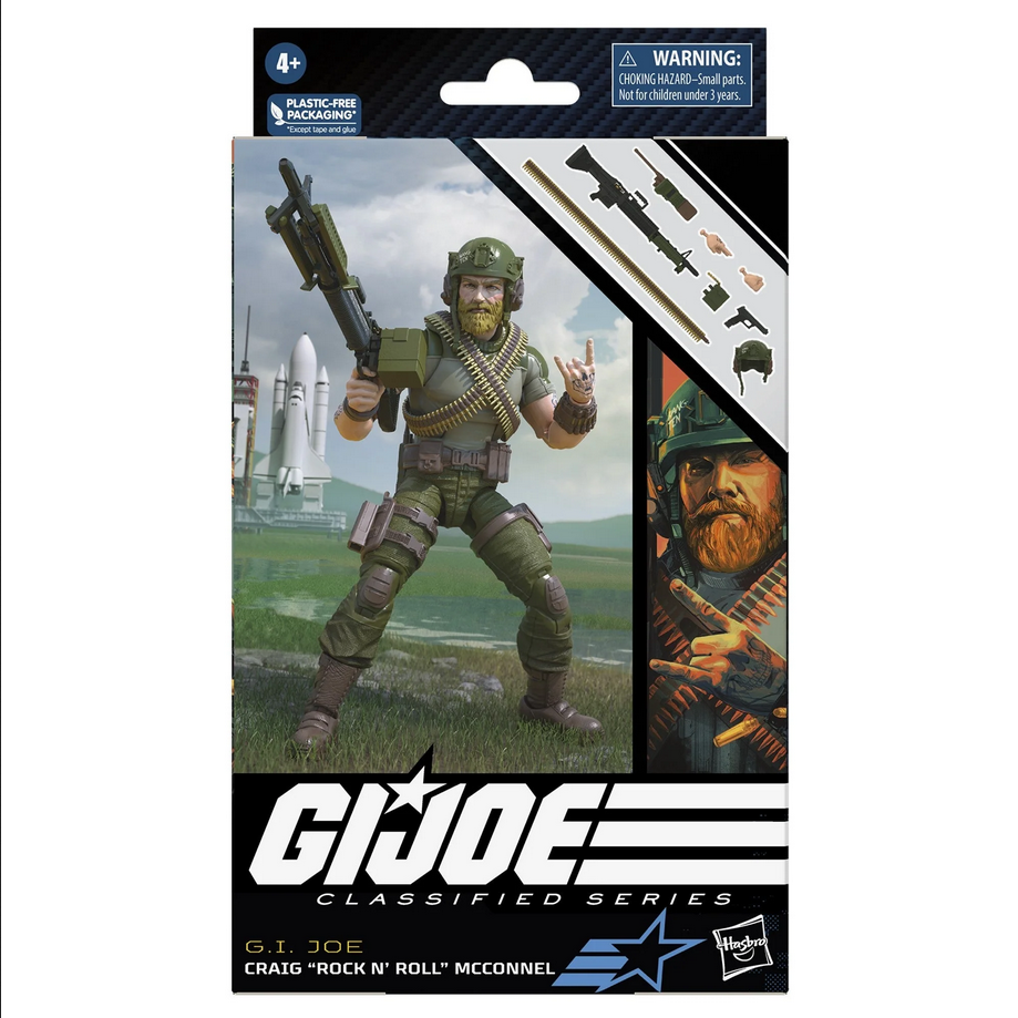 G.I. Joe Classified Series Craig “Rock ‘N Roll” McConnel, 71 [in stock]