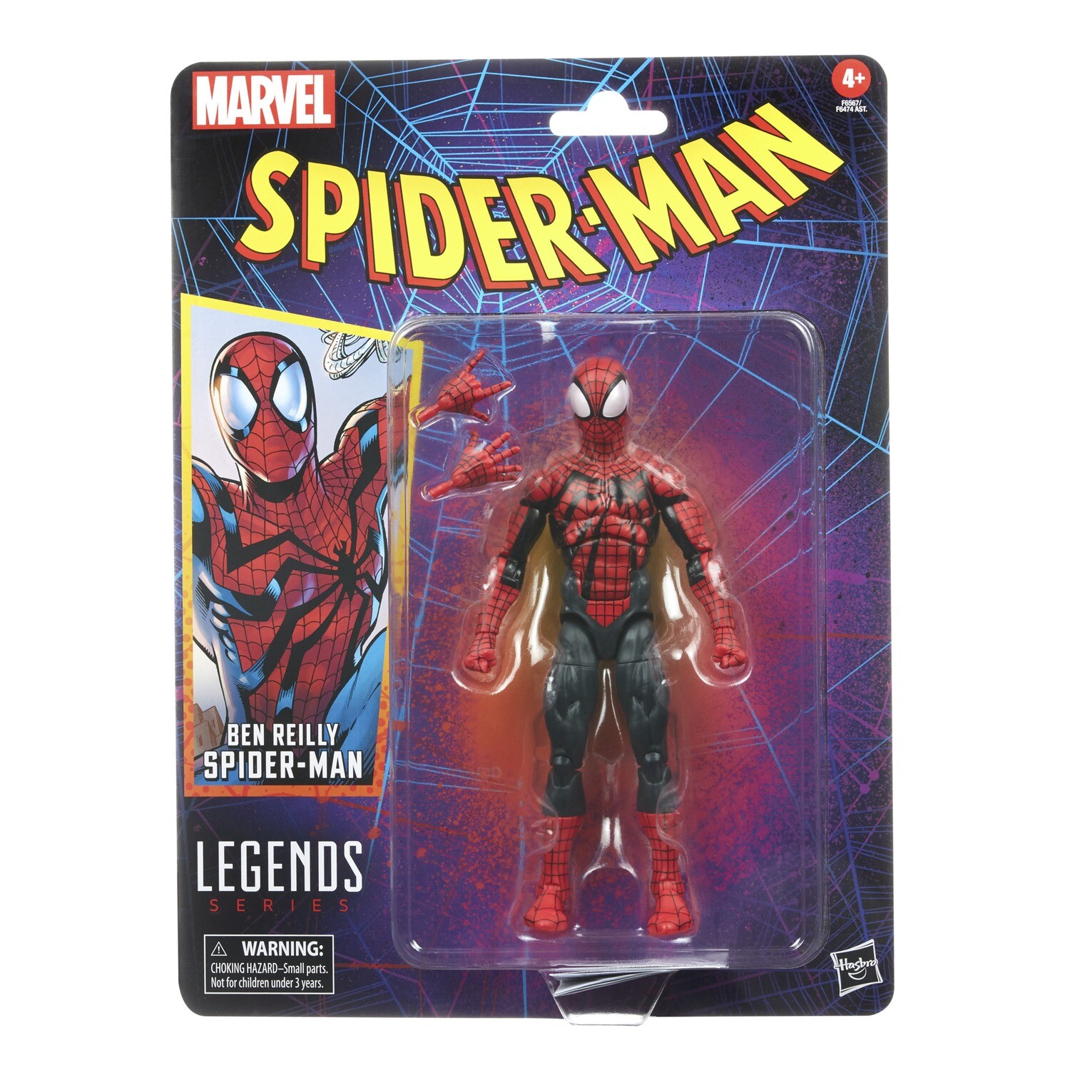 PREORDER: Spider-Man Marvel Legends Retro Collection Actionfigur Ben Reilly Spider-Man 15 cm