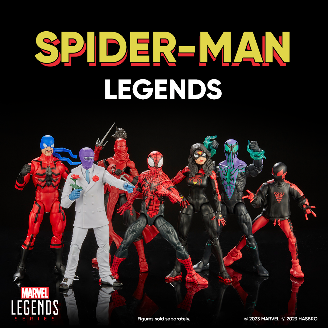 PREORDER:Spider-Man Marvel Legends Retro Collection wave 3 set of 7