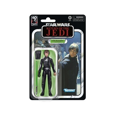 PRE-ORDER Star Wars Episode VI 40th Anniversary Black Series Action Figure Luke Jedi Knight 15 cm