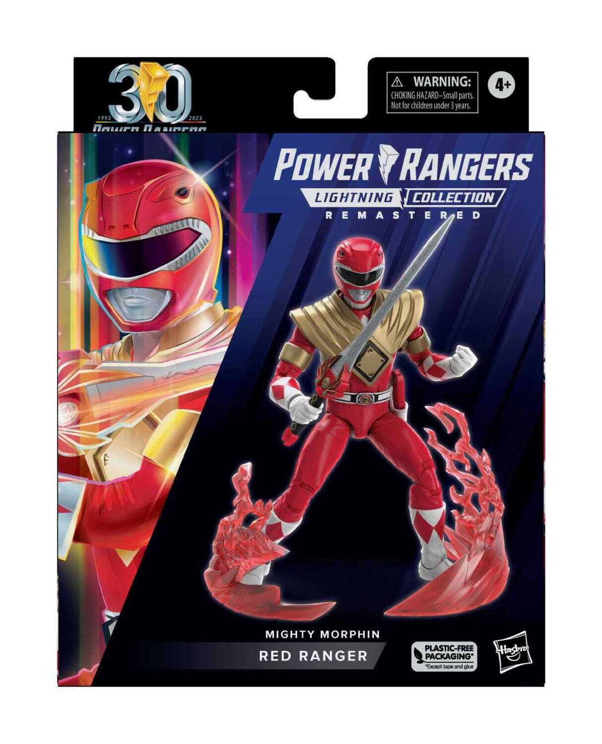 PREORDER: Power Rangers Lightning Collection Remastered Action Figure Mighty Morphin Red Ranger 15 cm