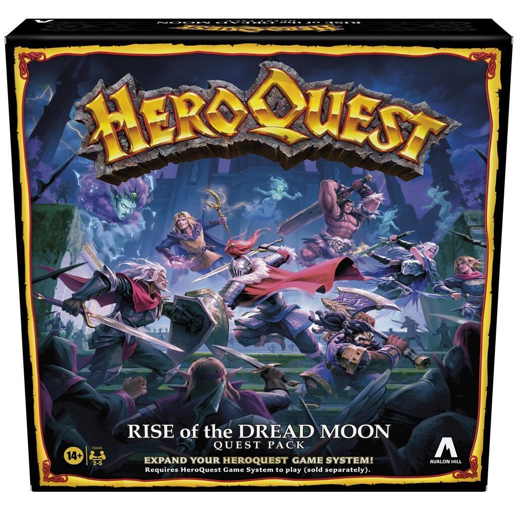 Pre-order Avalon Hill HeroQuest Rise of the Dread Moon Quest Pack - EN