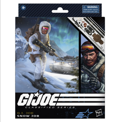 Pre-order G.I. Joe Classified Series Snow Job, 67 exclusive