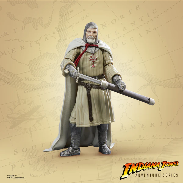 Pre-order:Indiana Jones Adventure Series Actionfigur Grail Knight (The Last Crusade) 15 cm