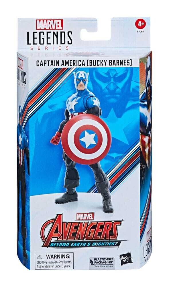 PREORDER : Avengers: Beyond Earth's Mightiest Marvel Legends Action Figure Captain America (Bucky Barnes) 15 cm